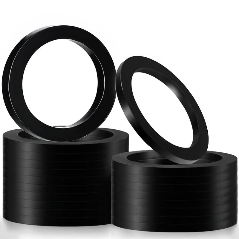 ISESLVNA 20pcs Camlock Gast Fittings 4 inch, Cam Lock Hose Seal for Female Coupler Cam Groove, Cam Groove Replacement Rubber Flat Washer O-Ring Resistent-Oil - Image 1